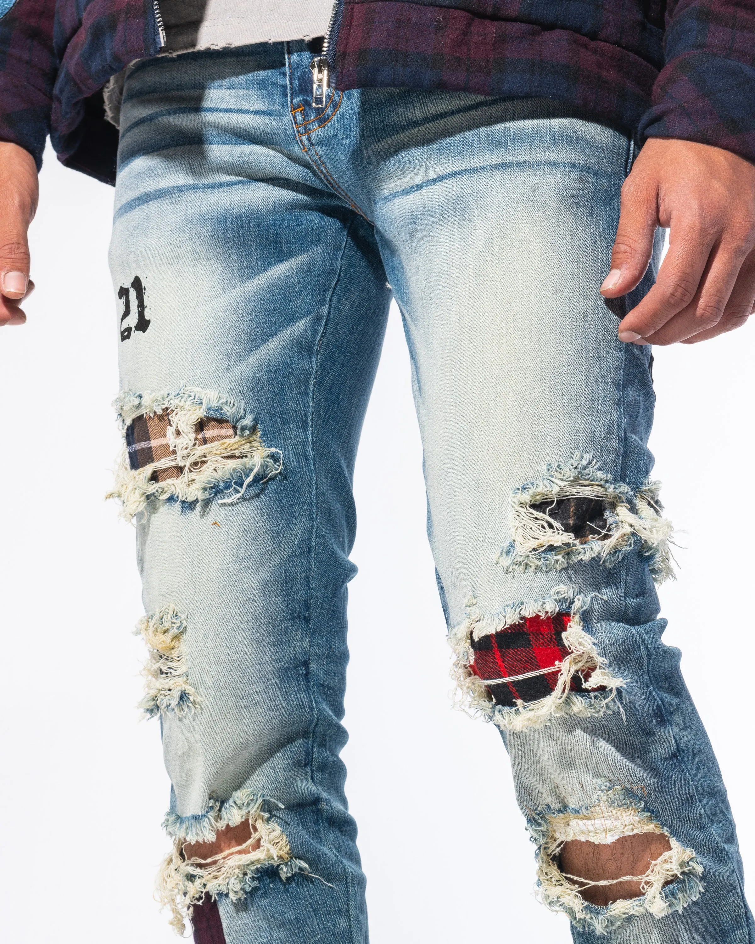 "VANDAL" DENIM (INDIGO WASH)