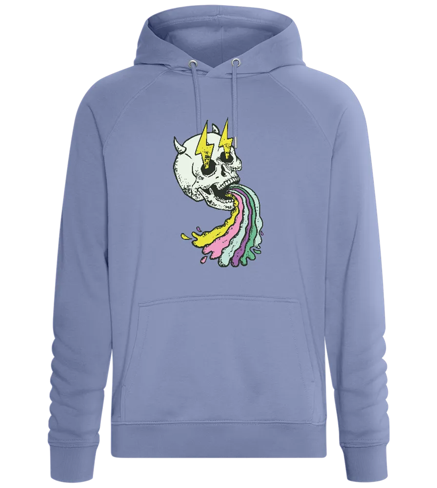 Rainbow Skull with Thunders Design - Comfort unisex hoodie