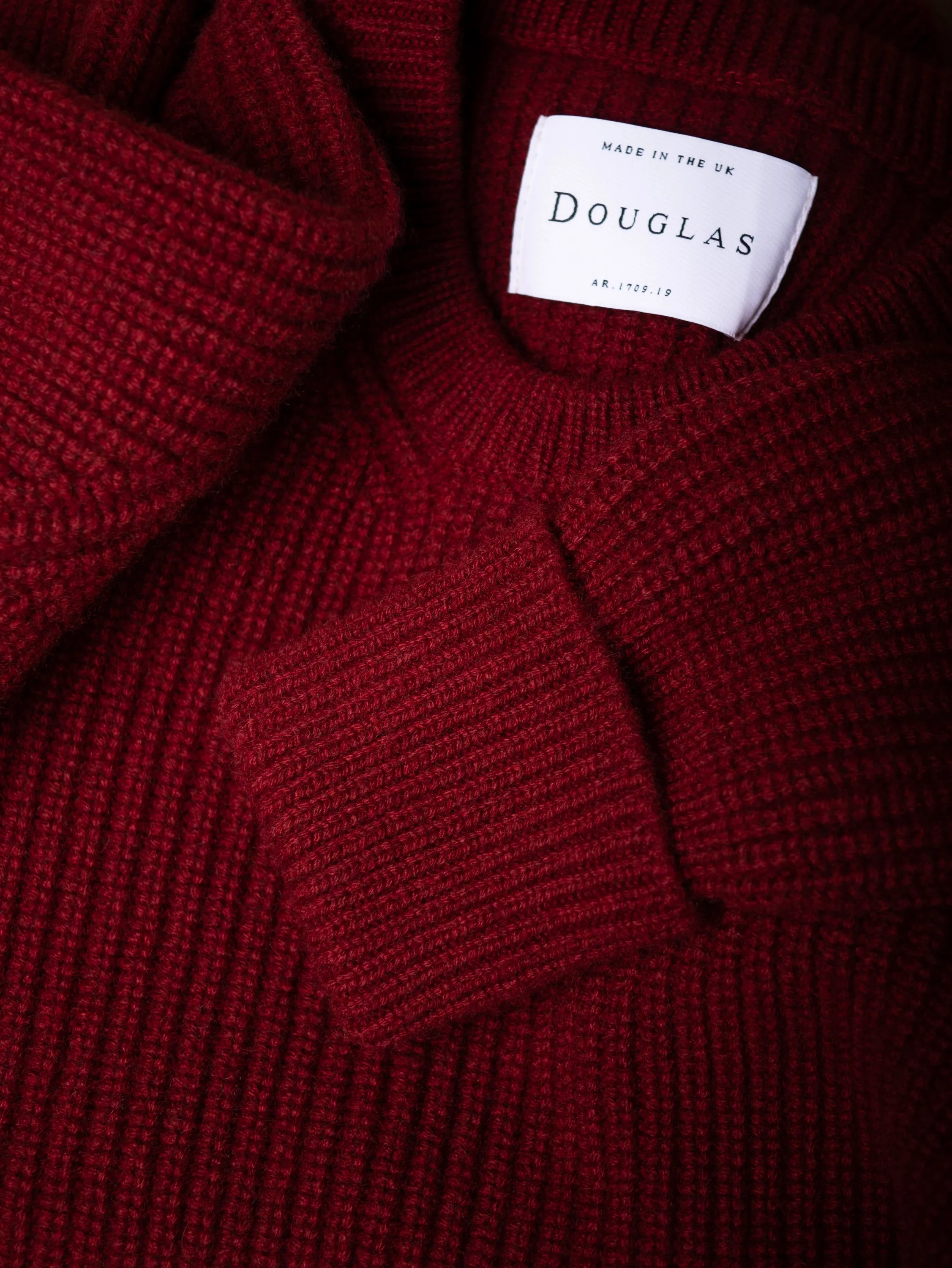 RIBBED SWEATER<br>RUSSET