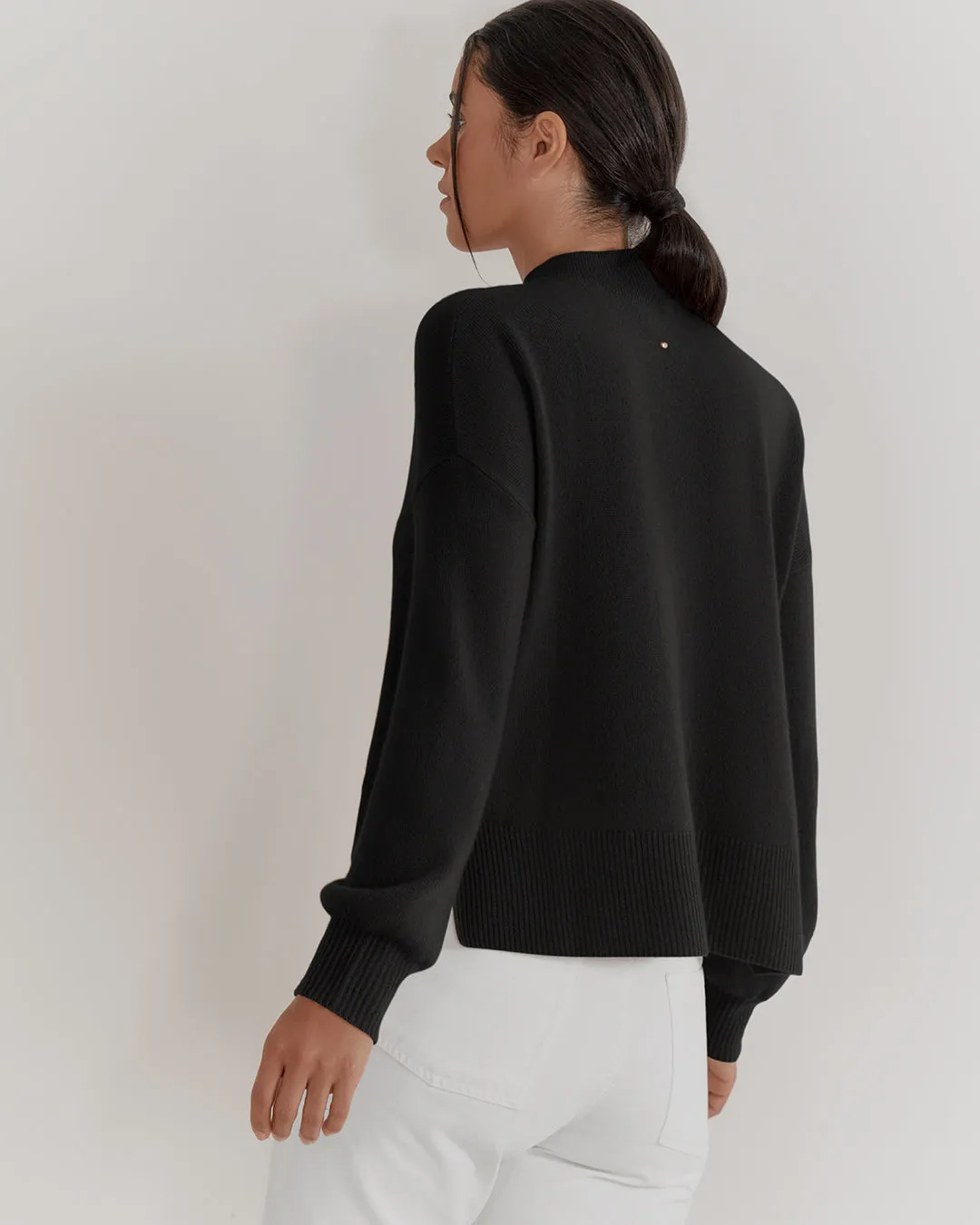 Single Origin Cashmere Cropped Sweater