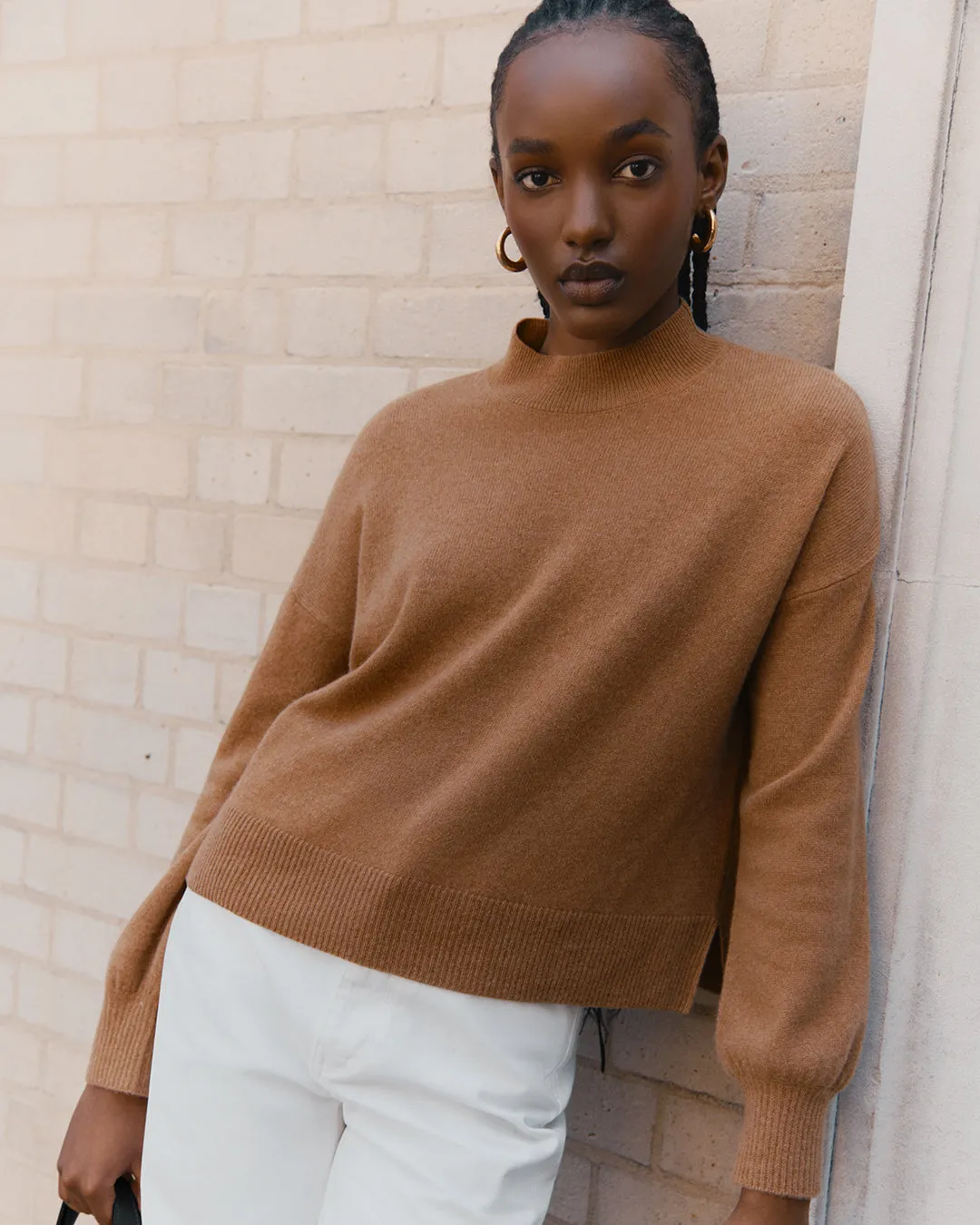 Single Origin Cashmere Cropped Sweater