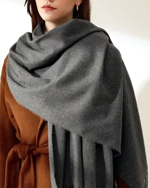 Solid Color Cashmere Scarf