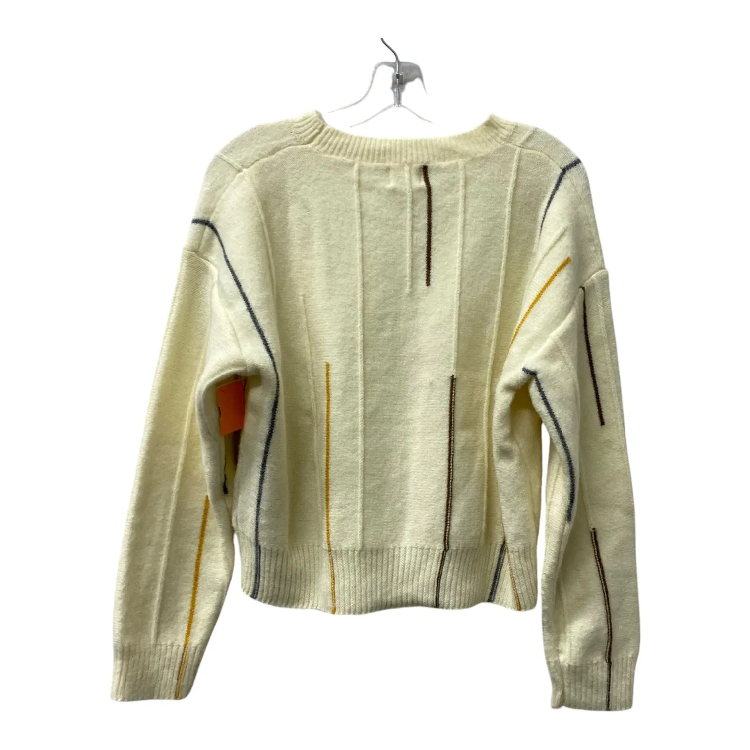 Sweater By Dreamers In Cream, Size:M