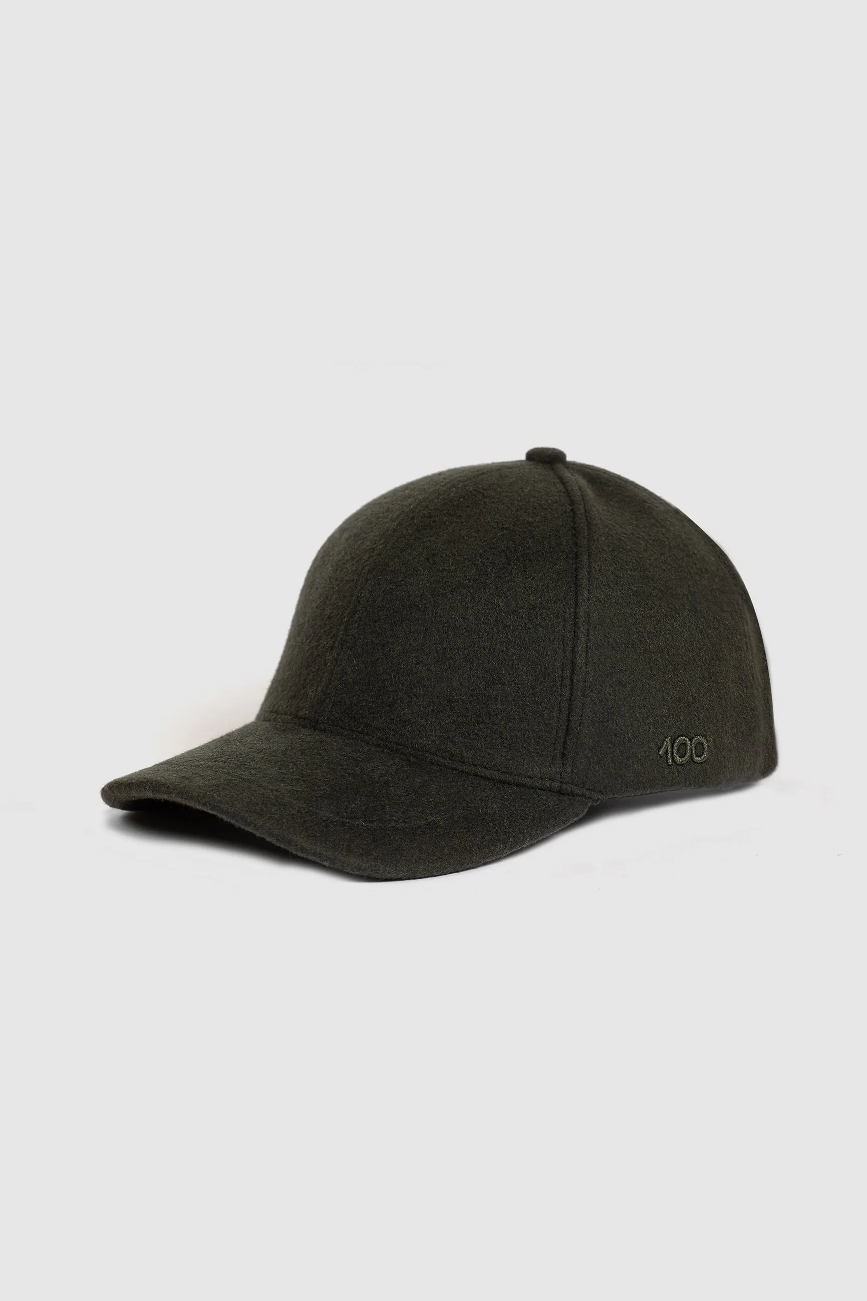 The 100 CAP in Olive Green Cotton