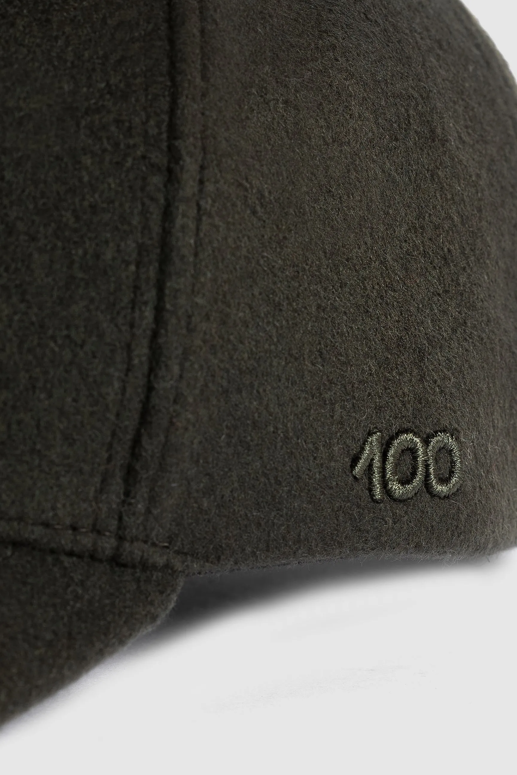 The 100 CAP in Olive Green Cotton