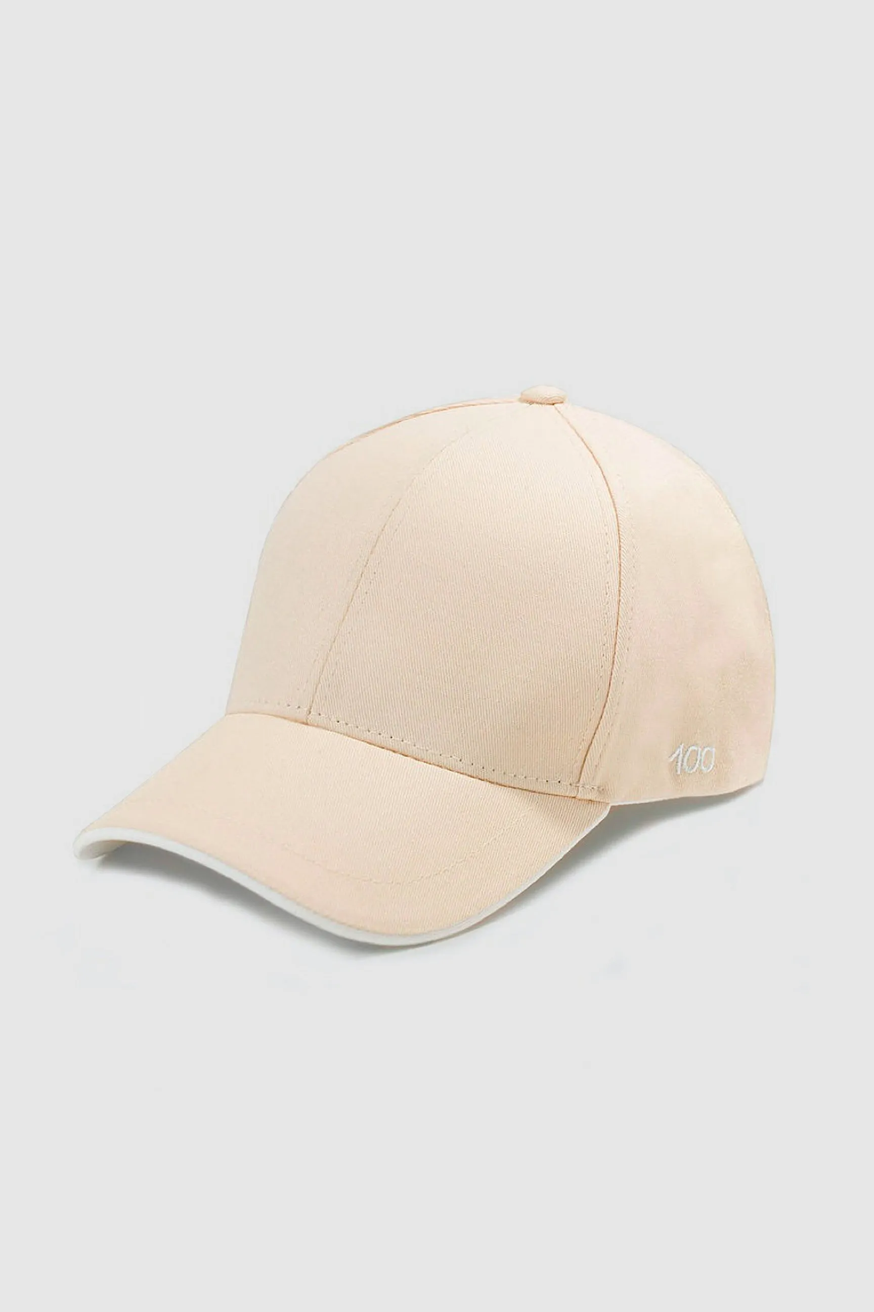 The 100 CAP in Peach Cotton