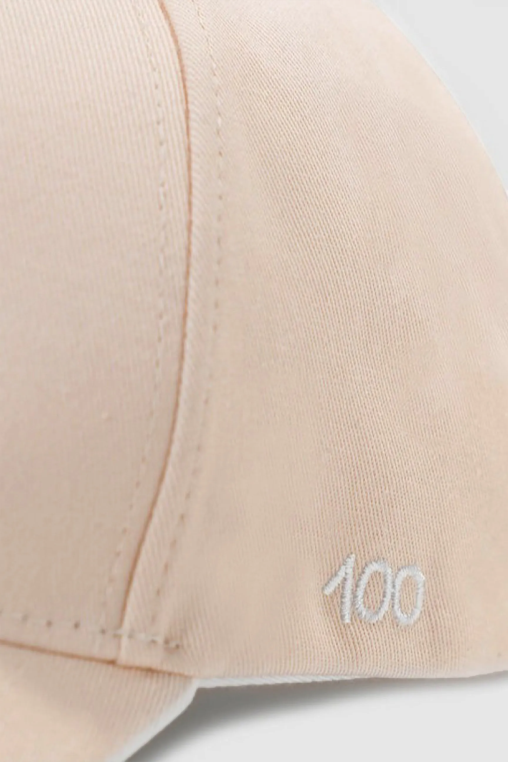 The 100 CAP in Peach Cotton