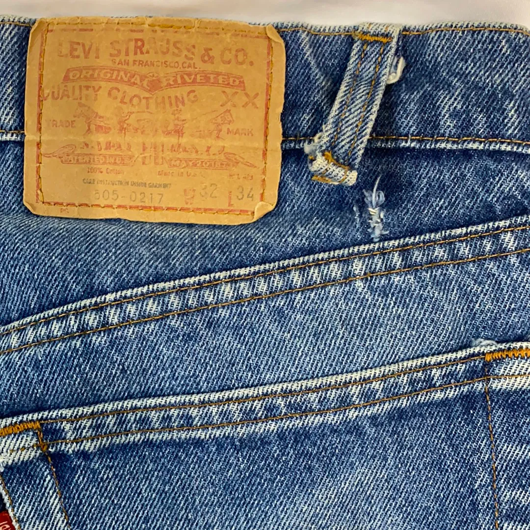 Vintage 1980s 505 Levi’s Blue Denim Pant - W32