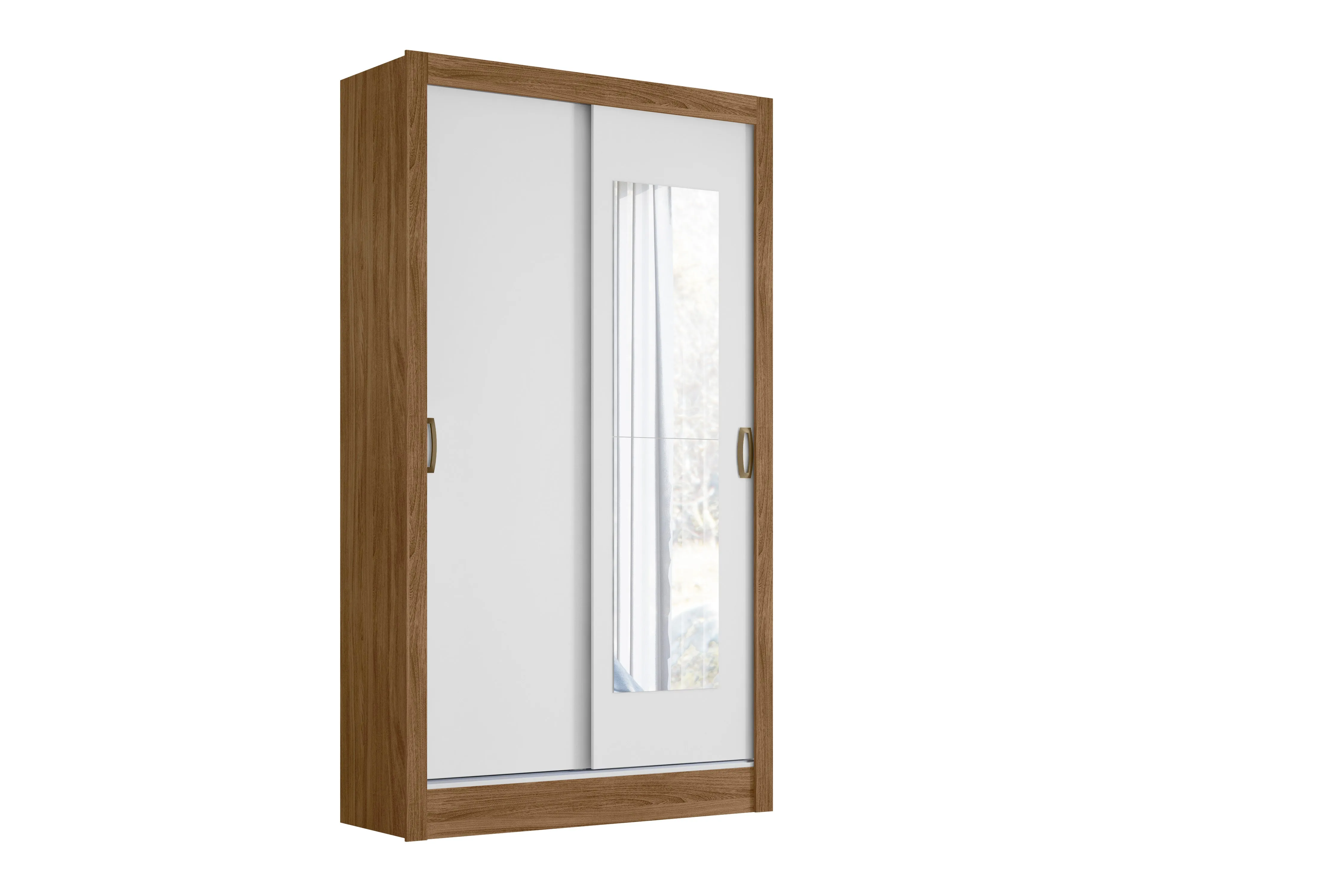 Wardrobe Natal - Natural/White   Mirror