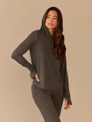 Women's Pullover Hoodie | Heather Charcoal