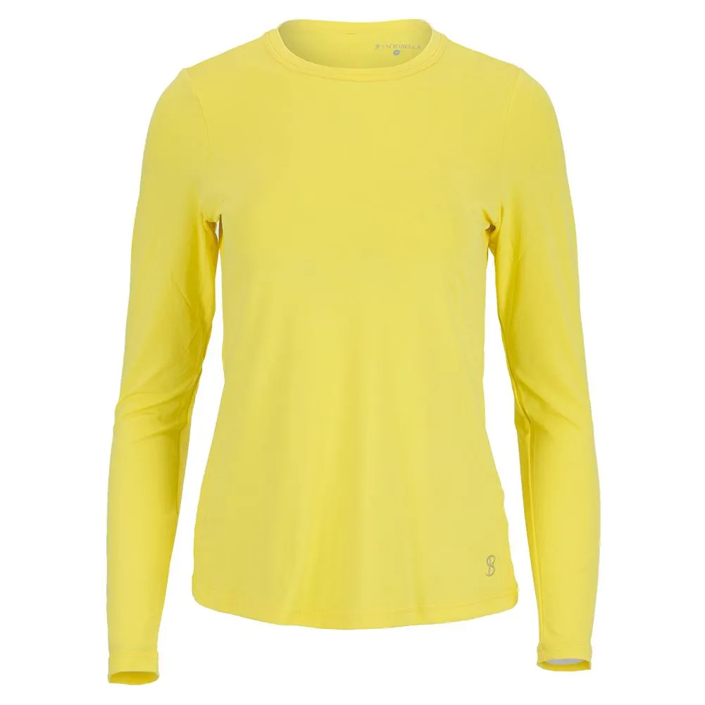 Women's UV Long Sleeve Tennis Top Sunshine