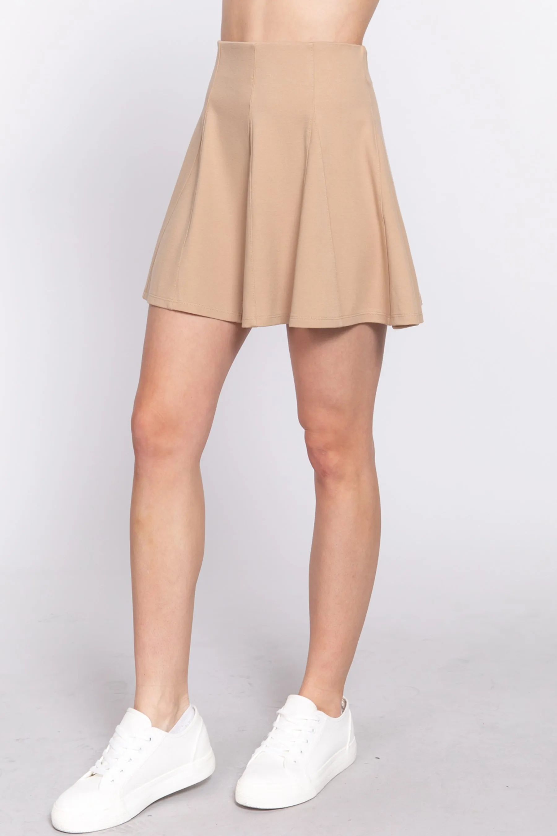 Women's Versatile Ponte Mini Skater Skirt