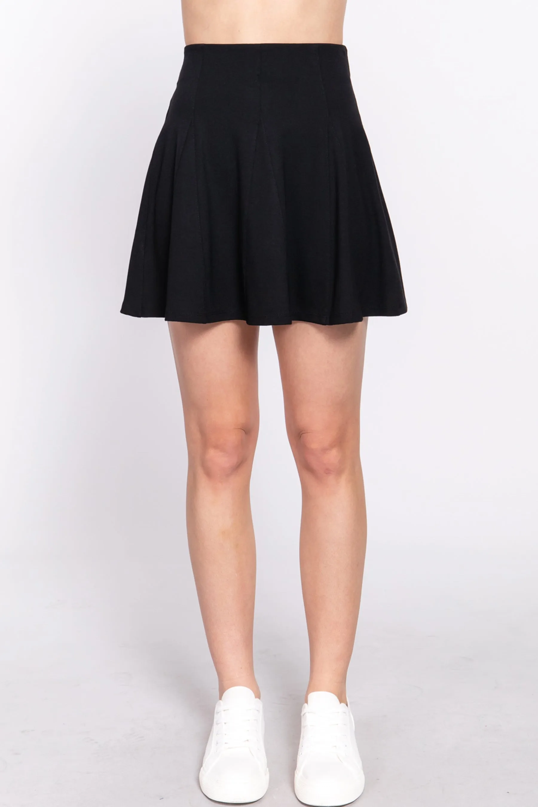 Women's Versatile Ponte Mini Skater Skirt