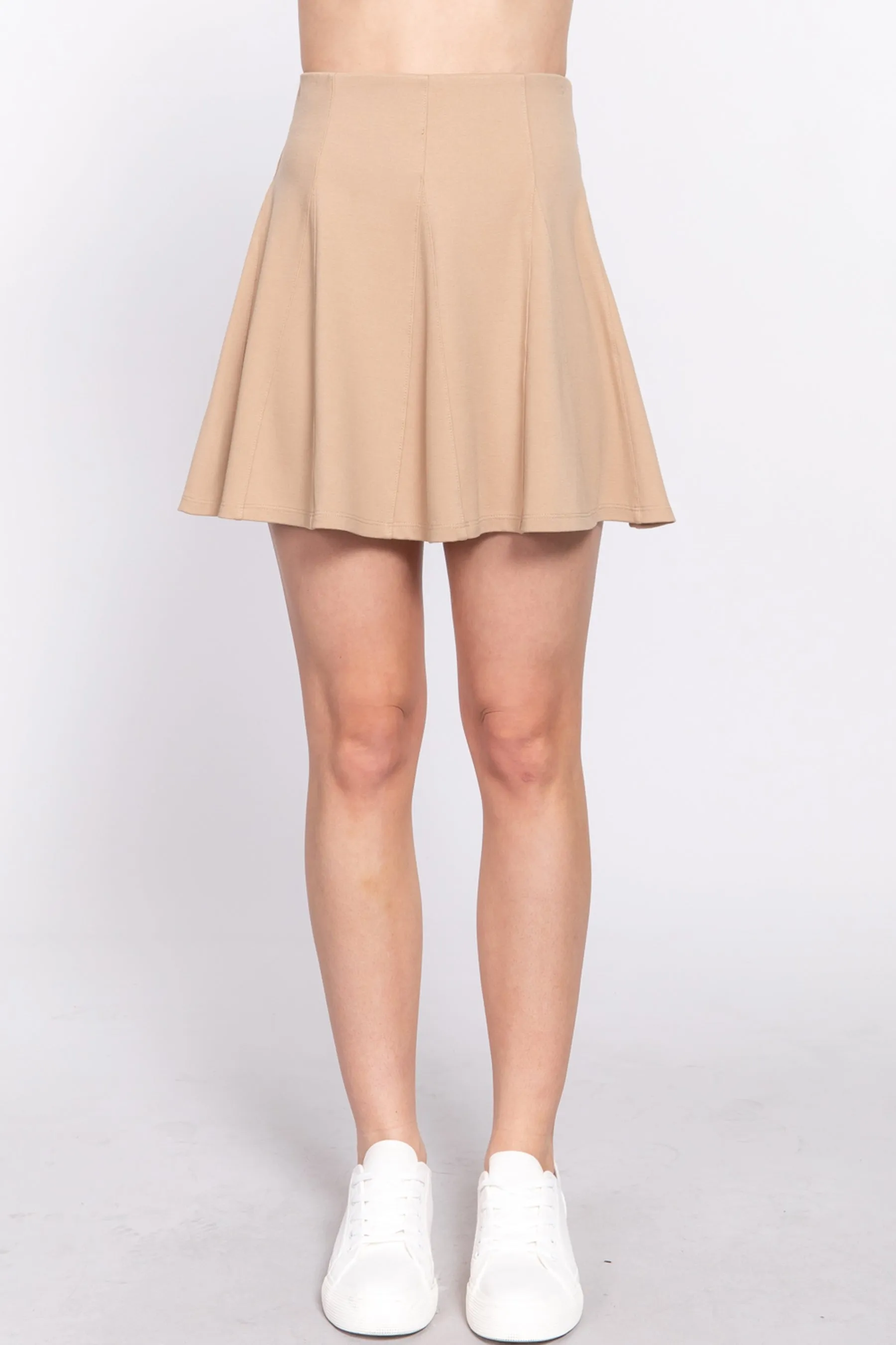 Women's Versatile Ponte Mini Skater Skirt