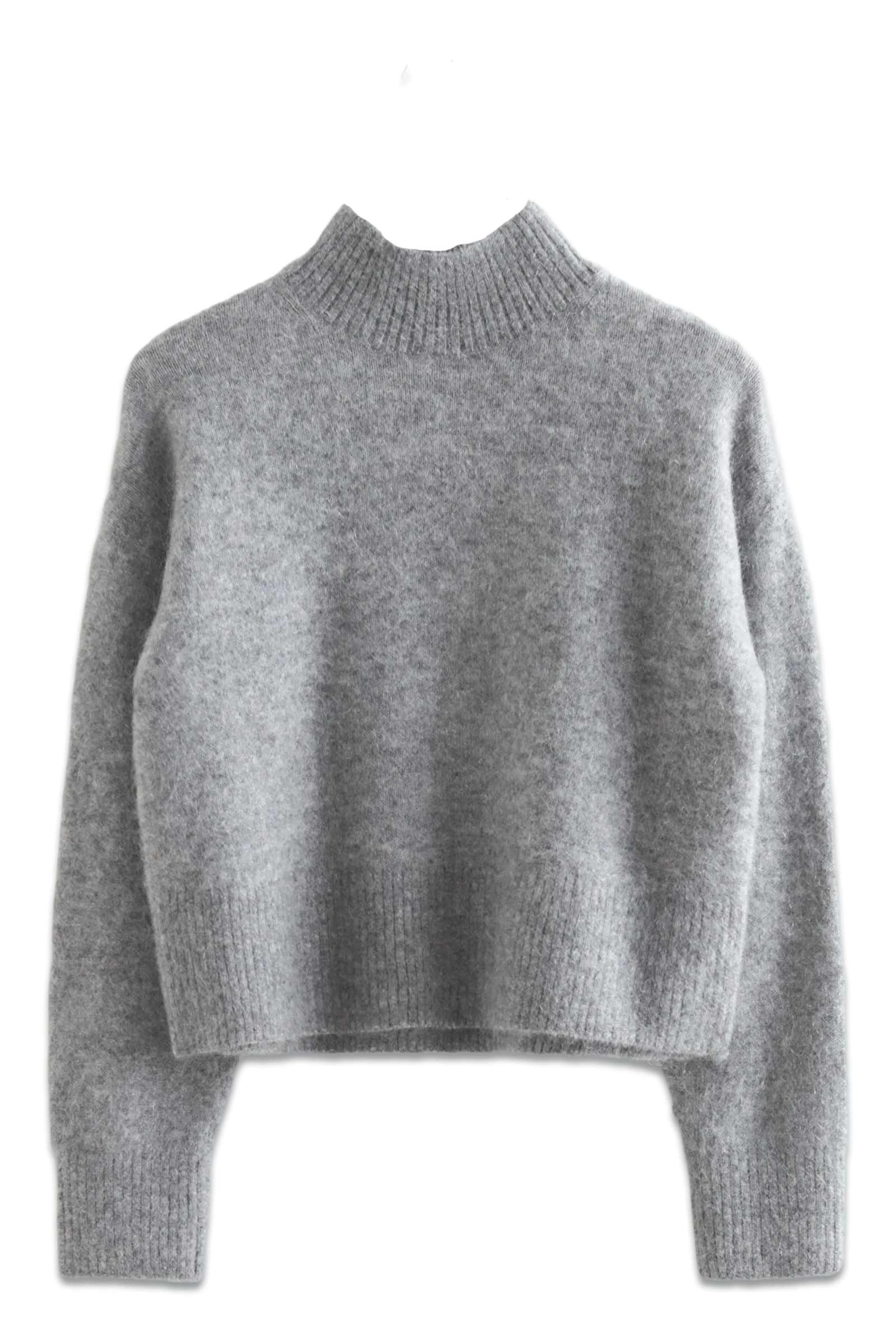 Wool And Merino Sweater In Grey